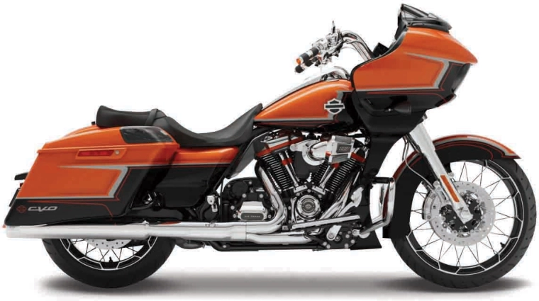 Maisto Harley-Davidson 2022 CVO Road Glide oranžovo-metalická černá 1:18