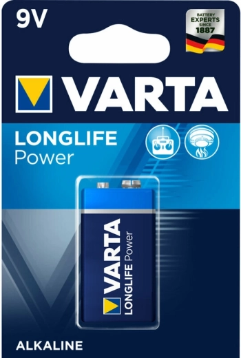 Varta Longlife Power 9V alkalická baterie