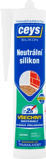 Silikon neutrální transparentní 280 ml CEYS