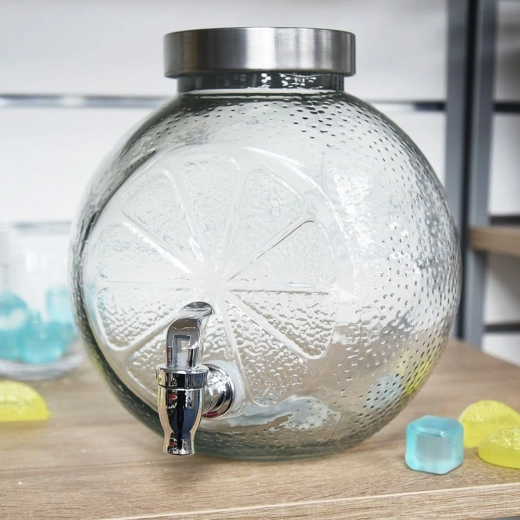 Pevné sklo s citrusovým reliéfem