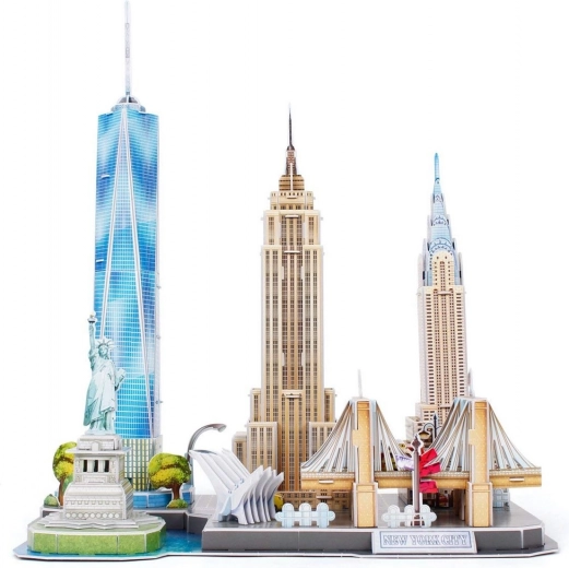 Ikonické památky New Yorku v jednom modelu