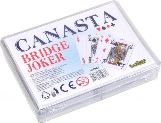 Karty Canasta v plastové krabičce