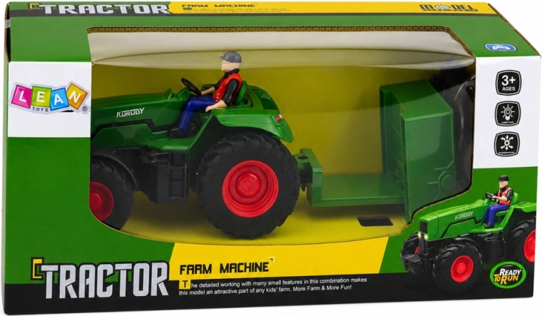 Realistický vzhled s LED a figurkou farmáře