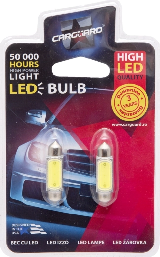 LED sufitová žárovka 36 mm 12 V 3 W 6000 K
