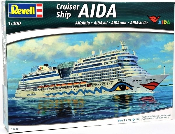 Plastikový model lodi AIDA Cruiser