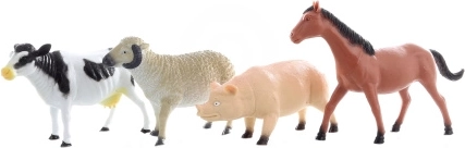 Domácí zvířátka plastová figurka 17 cm