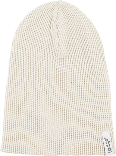 Lodger Beanie Ciumbelle Cloud Dancer bavlněná čepička 0–6 měsíců