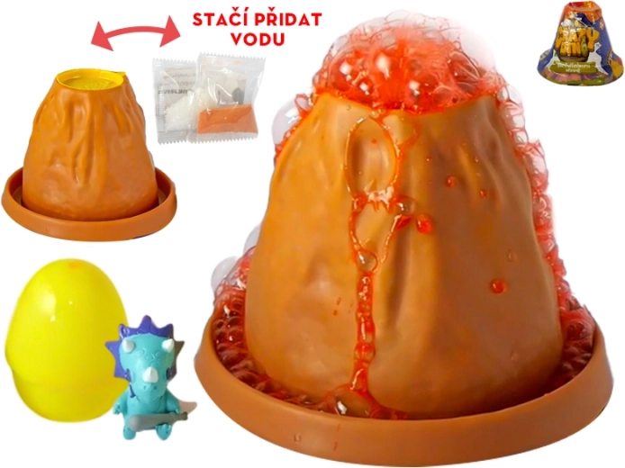 Interaktivní sopka s dinosaurem Crazy Dino