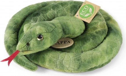 Plyšový had zelený 90 cm eco-friendly