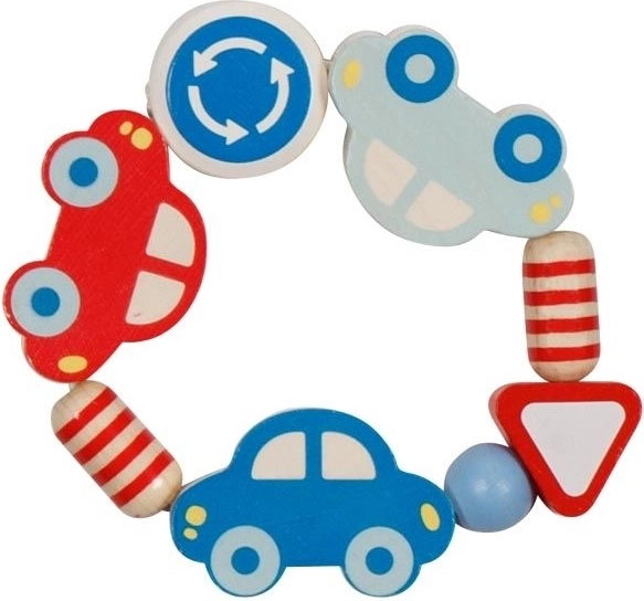 Dřevěný dotykový kroužek auta