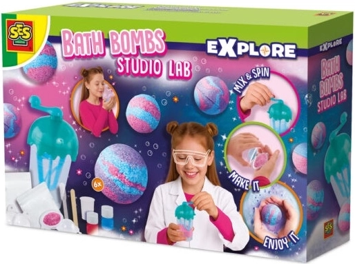 SES laboratoř šumivých koupelových koulí
