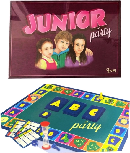 Junior párty – zábavná týmová společenská hra pro děti a rodiny
