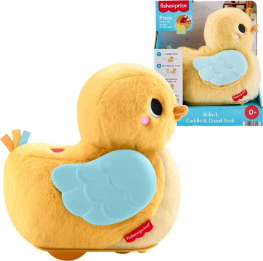 Fisher-Price jezdící kolébající kachnička 4 v 1 pro podporu lezení