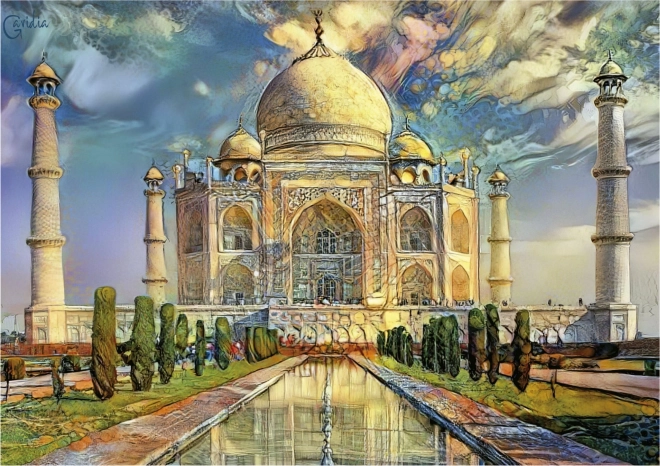 Puzzle Taj Mahal 1000 dílků EDUCA