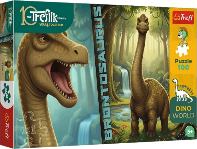 Inspired By Dino World puzzle brontosaurus 100 dílků