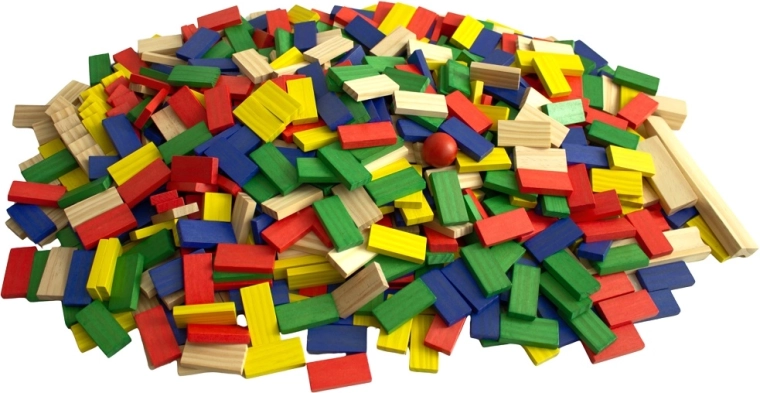 400 barevných dílků pro nekonečné stavění