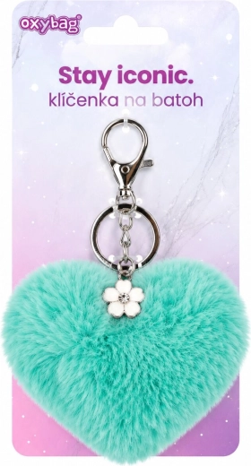 Oxybag fashion klíčenka tyrkysové srdce
