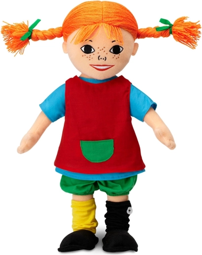 Micki Pippi Dlouhá punčocha měkká látková panenka 40 cm