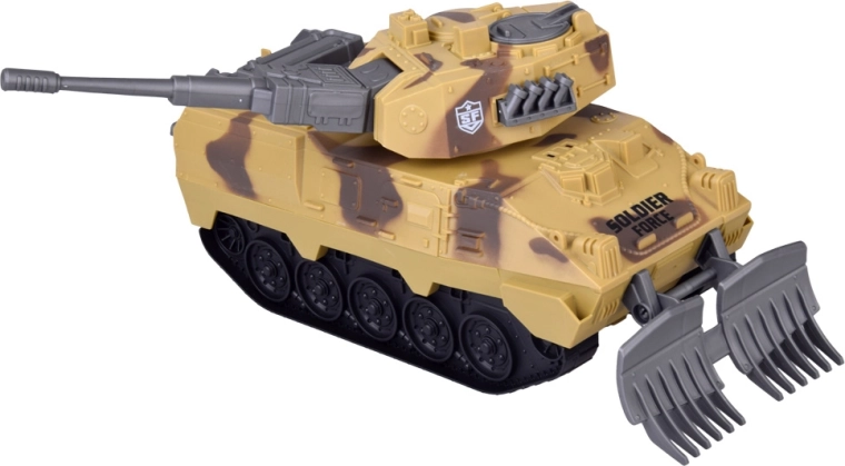 Tank s otočnou věží a radlicí