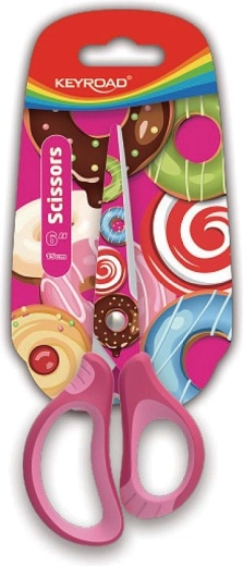 Školní nůžky Keyroad Tattoo Soft 15 cm