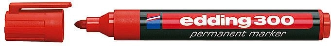Průmyslový popisovač EDDING 300 – Červená
