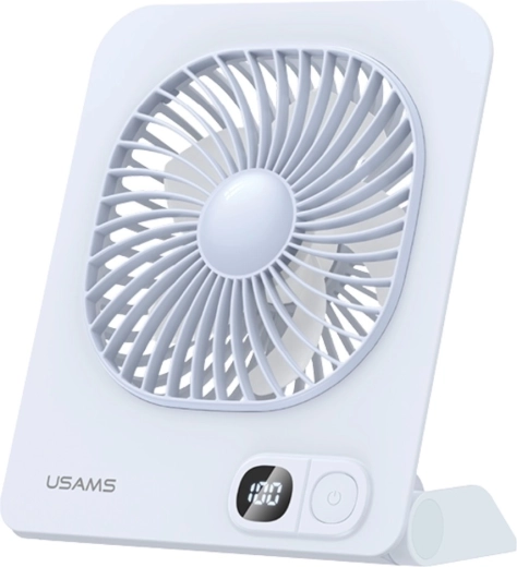 Magnetický stolní ventilátor USAMS ZB363, modrý