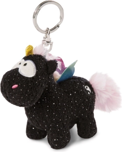 NICI klíčenka jednorožec Rainbow Yin 10 cm