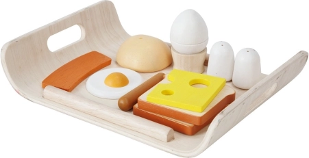 PlanToys dřevěná snídaňová sada pro děti