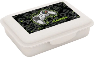 Box na svačinu s přihrádkou Gamer