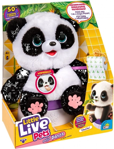 Interaktivní plyšová panda Little Live Pets Moja Panda ChuChu