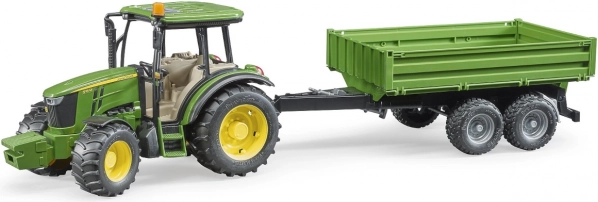 Bruder traktor John Deere s valníkem 1:16