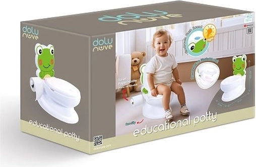 Dolu Edukační nočník žabka se zvukem a světlem