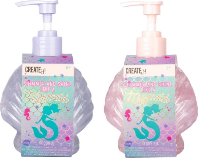 Create It! třpytivý tělový gel Mermaid