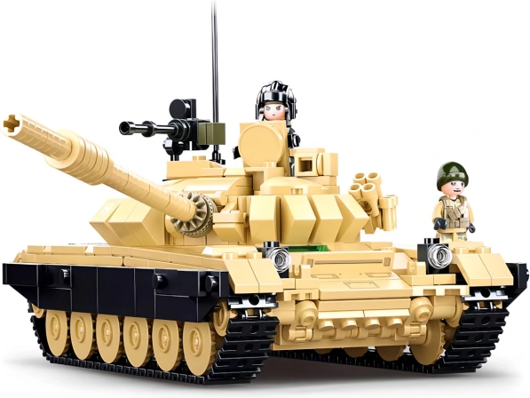 Sluban Model Bricks bitevní tank T‑72B3 2v1 stavebnice