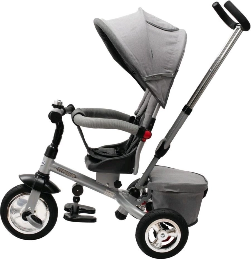 Plynulá jízda bez huštění díky gumovým kolům