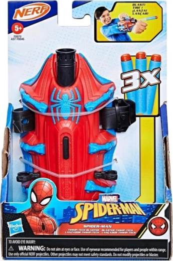 Nerf Spider-Man rukavice s pěnovou vystřelovačkou na zápěstí