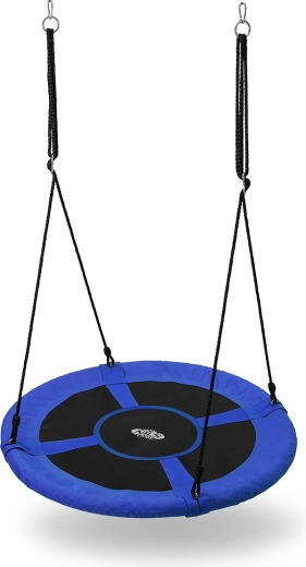 Závěsná houpačka čapí hnízdo NILS Camp 100 cm modrá