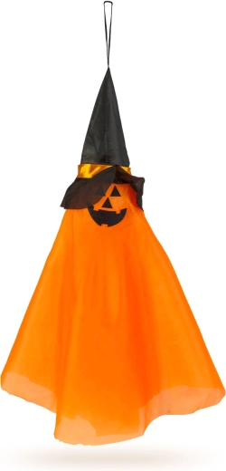 Veselá dýně s čarodějnickým kloboukem