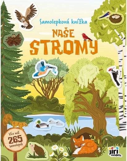 Samolepková knížka Naše stromy