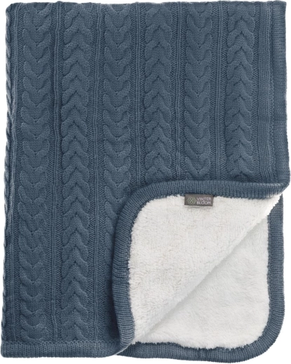 VINTER & BLOOM deka cuddly storm blue