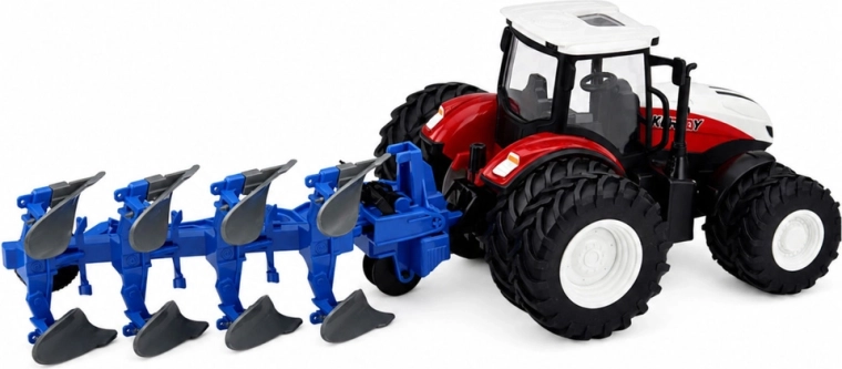 Víceradličný pluh pro realistickou farmářskou hru