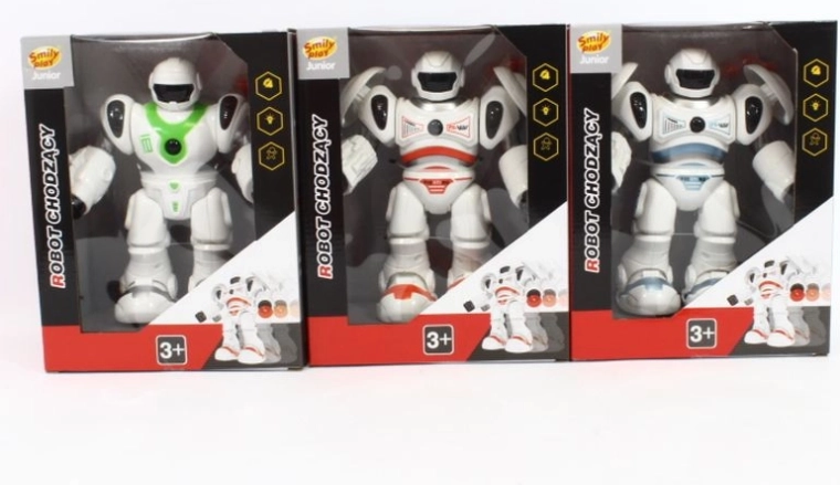 SmilyPlay chodící robot modrý