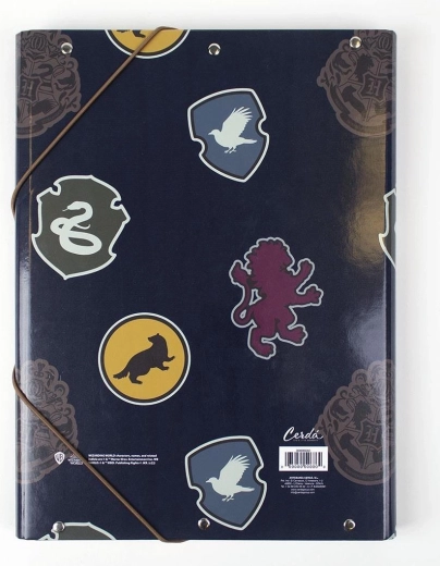 Desky na sešity A4 Harry Potter s gumičkou Cerda