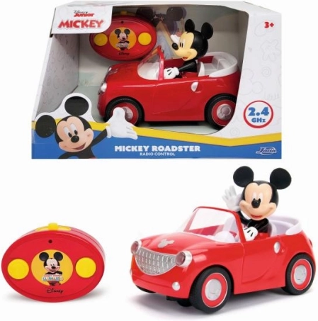 rc auto mickey roadster na dálkové ovládání 2,4 ghz – červené