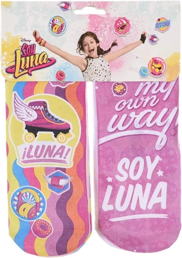 Dětské ponožky Soy Luna, 2 páry – Velikost: 23-26