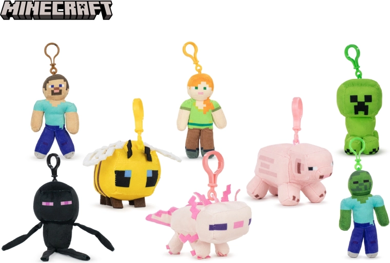 Minecraft plyšový přívěsek na klíče 12 cm