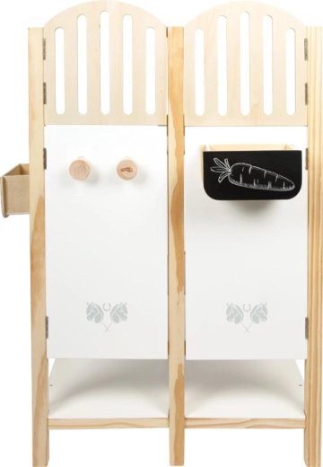 Žlaby s tabulovým povrchem na jmenovky