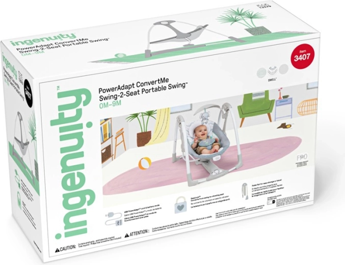 Houpačka a lehátko 2v1 pro maximální flexibilitu