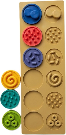 Senzorické puzzle kolečka XL pro miminka Mom's Care