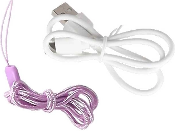 V balení kabel USB‑C a šňůrka na krk